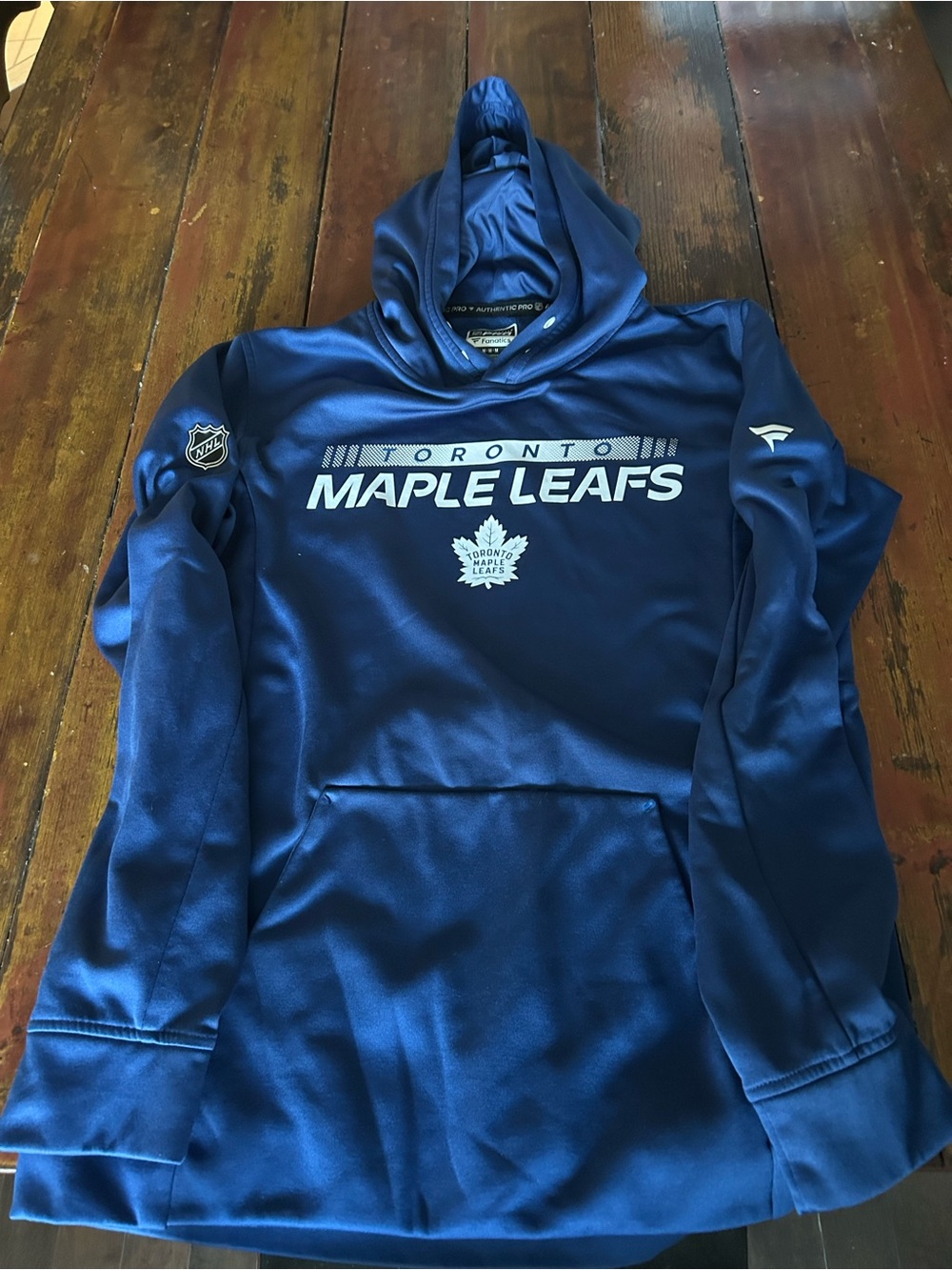 Toronto Maple Leafs Fanatics Royal Blue NHL Authentic Pro Pullover